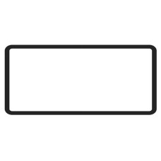 Uszczelka szyby bocznej stałej  środkowego okna \\'Old type\\' Deluxe Type 2 08/67-07/79