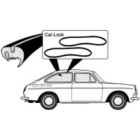 Uszczelka okna tylnego bocznego CALLOOK Typ3 fastback 65-74