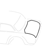 Uszczelka tylnej klapy Typ3 notchback 60-74