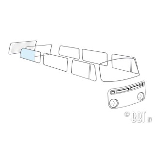Szyba tylna boczna 3/4 Bus L/P
