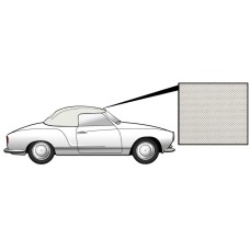 Poszycie dachu zewnęrzne KG 69-74 biały podwójny winyl