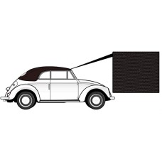 Poszycie dachu zewnęrzne Garbus 63-67 brązowy canvas