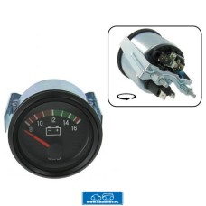 Wskaźnik woltomierz 8-16 volt, Ø 52 mm (VDO)