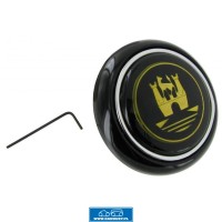 Przycisk klaksonu czarny/złoty emblemat Garbus 55-59 T2 -67