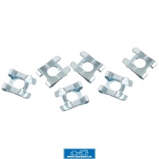 Klipsy klapek termostatu w obudowie