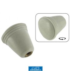 Gałka włącznika światła silver beige