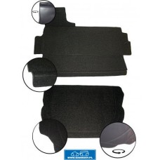 Bagażnik przedni dywaniki na kartonie zestaw 1303