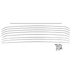 Druty podsufitki Bus 08/67-07/79 (9 szt.)