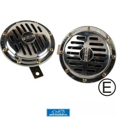 Klaksony 12V niski ton 320 Hz, wysoki ton 430 Hz, Bosch design