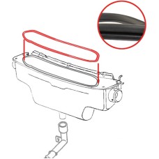 Uszczelka między obudowę nawiewu a przednia klapę Garbus 8/67-