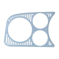 Grill lewy z otworami na wskaźniki 1x80mm 2x52mm Garbus 08/57-