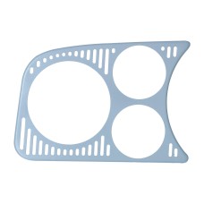 Grill lewy z otworami na wskaźniki 1x80mm 2x52mm Garbus 08/57-