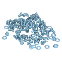 Śruby do montażu blach silnika cynkowane na śrubokręt (50szt)