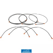 Zestaw przewodów hamulcowych do modeli bez wspomagania hamulca i regulatora ciśnienia hamowania