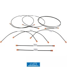 Zestaw przewodów hamulcowych do modeli z ABS i bębnami hamulcowymi z tyłu