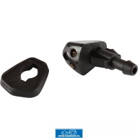 Dysza spryskiwacza, spryskiwacz przedniej szyby, 3 dysze, czarny plastik, Heavy Duty