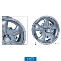 Felga EMPI GT-5 srebrne (1szt.) 5 x 205  5,5x15