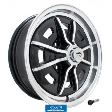 Felga Sprintstar aluminium polerowana/czarna błyszcząca (1szt.) 4 x 130 5x15