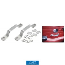 Aluminiowe uchwyty do drzwi (para)