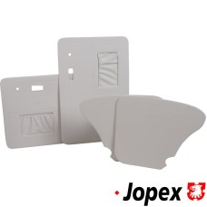 Boczki do drzwi zestaw 4 szt. białe