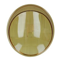 Szkło reflektora żółte (911 style) Garbus -07/67