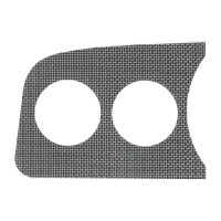 Siatka pod lewy grill na deskę Garbus 08/57- (2 otwory 52mm)