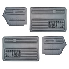 Boczki do drzwi zestaw cabrio czarny 4 szt. Type 1 08/72-