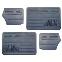 Boczki do drzwi zestaw cabrio niebieski 4 szt. Type 1 08/66-07/72