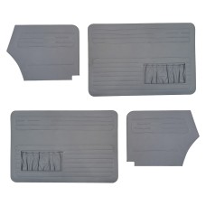 Boczki do drzwi zestaw cabrio szary 4 szt. Type 1 08/66-07/72