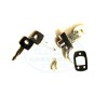 Zamek tylnej klapy z kluczem Garbus 08/66-07/71 chrome