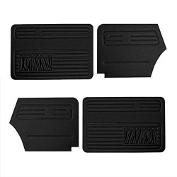 Boczki do drzwi zestaw cabrio czarny 4 szt. Type 1 08/66-07/72