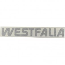 Naklejka Westfalia, czarna, 27x3.9 cm