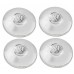 Dekle chrom (4 szt.) do felg VW Garbus 68-/Bus 08/70-/T25 05/79-