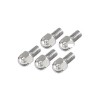 Śruba do koła 5X205 chromowa M12X1,5 5szt.