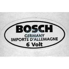 Naklejka 6V BOSCH COIL