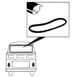 Uszczelka tylnej szyby T2 PickUP 52-66