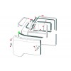 Uszczelka podstawy szyby T2 50-67 (para)