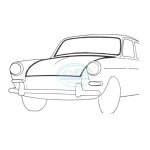 Uszczelka przedniej szyby CALLOK TYPE 3 62- Uszczelka przedniej szyby CALLOK TYPE 3 62-