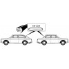 Uszczelka tylnej szyby Callook Type 3 Notchback 62-74