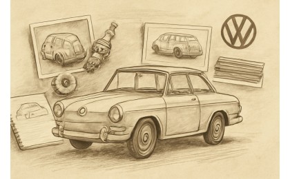 Typ 3 był bardziej rodzinnym Volkswagenem niż Garbus