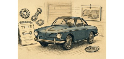 Typ 34 był większym i rzadszym Karmann Ghia
