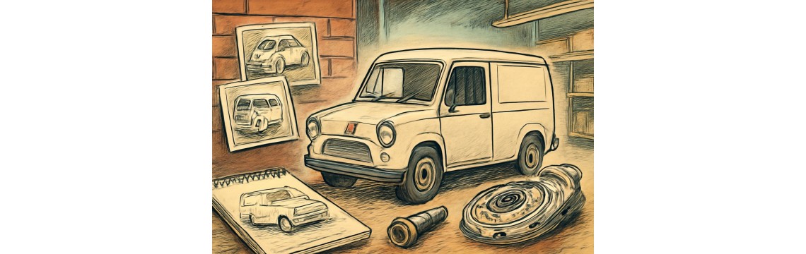Fridolin był pocztowym Volkswagenem z części kilku modeli