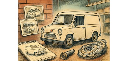 Fridolin był pocztowym Volkswagenem z części kilku modeli